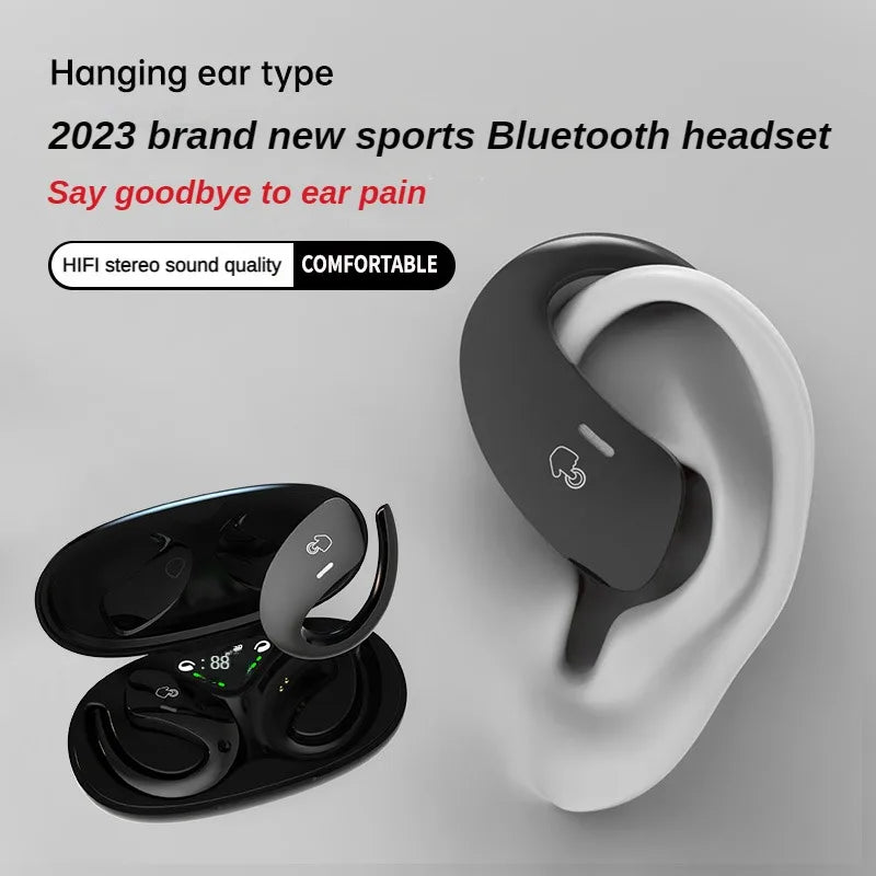 SHUKE Bone Conduction Sports Bluetooth Headset TWS IPX5 Waterproof Earbuds
