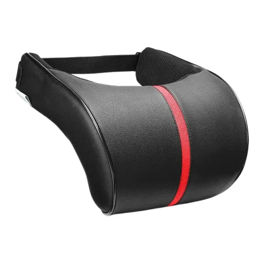 Adjustable Breathable Car Headrest Memory Cotton Car Cushion Leather Neck Pillow Car Waist Pad Automotive Decorative Products - Louie's Joint 