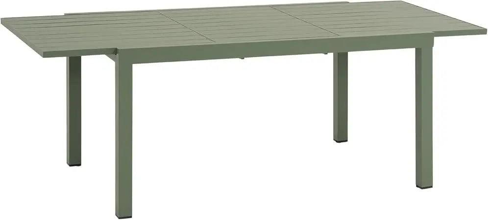 Aluminum Patio Extendable Dining Table 35 to 71 Inches Outdoor