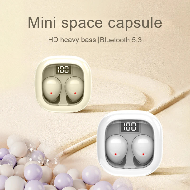 SHUKE True Wireless Bluetooth Earbuds Headphones With Comfortable Bass