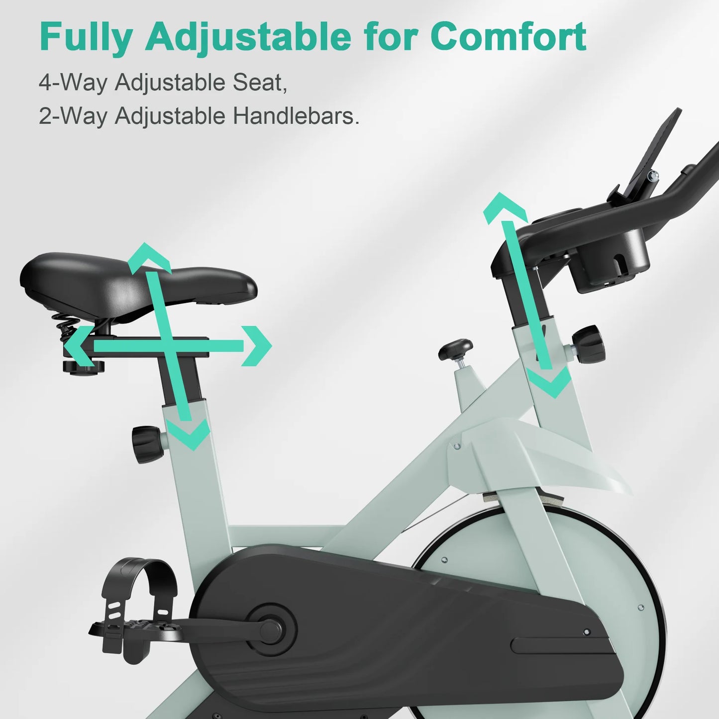 Superun 32 Level Magnetic Resistance Low Noise Exercise Bike