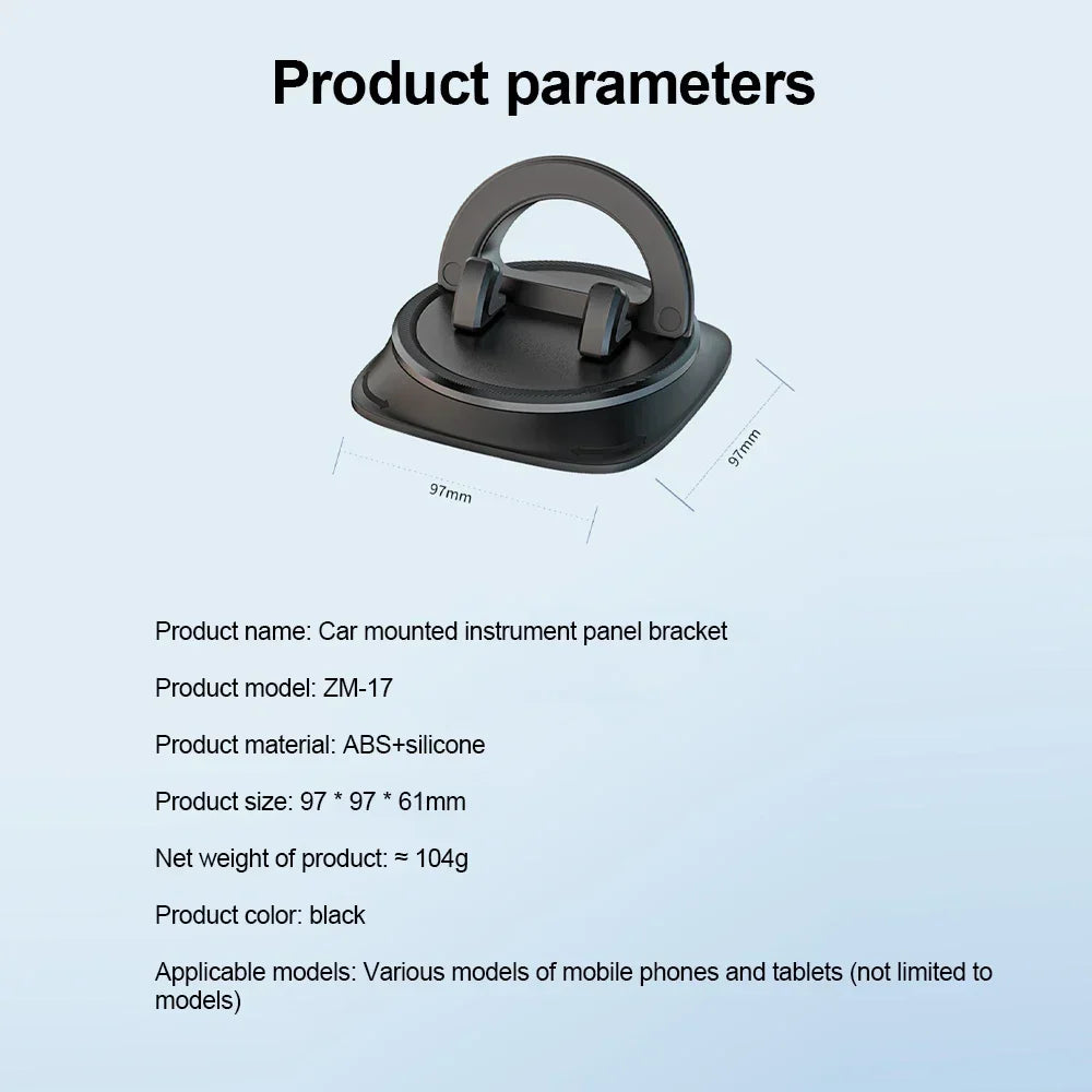 Kebidumei Universal Car Phone Holder 360 Degree Rotation
