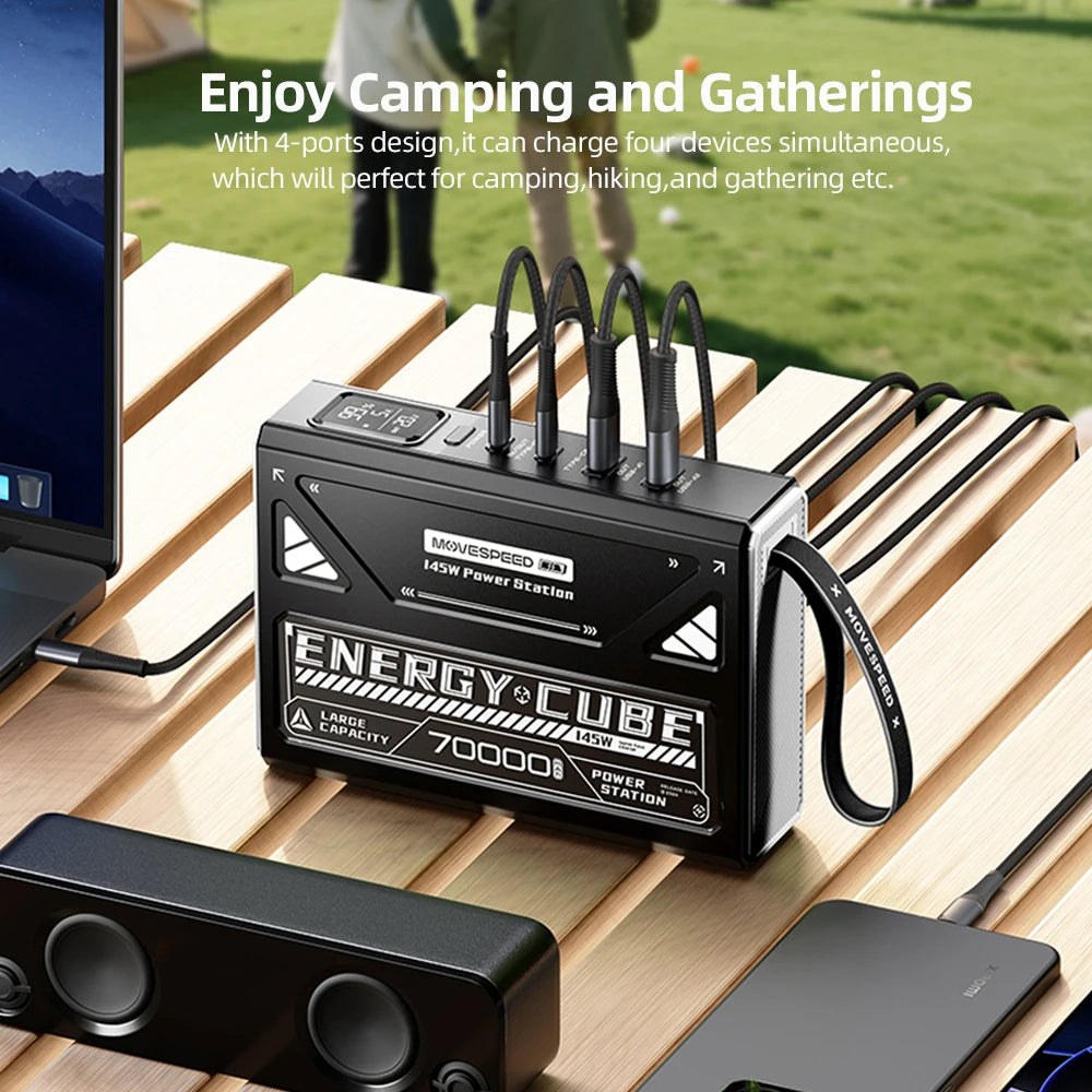 Camping Lantern 70000mAh Rechargeable LED Emergency Light For Outdoors - Louie's Joint 