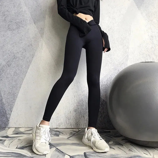 Women Yoga Pants Leggings High Waist Quick Dry Fitness Wear