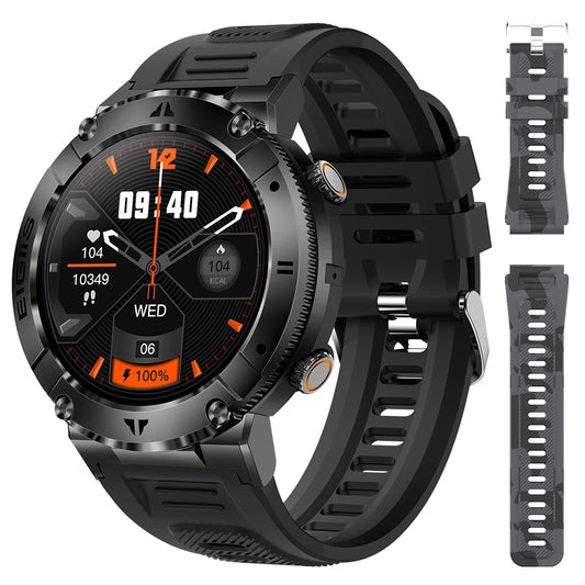 LaNikar Smartwatch Men TFT Display Bluetooth Call Blood Pressure Fitness