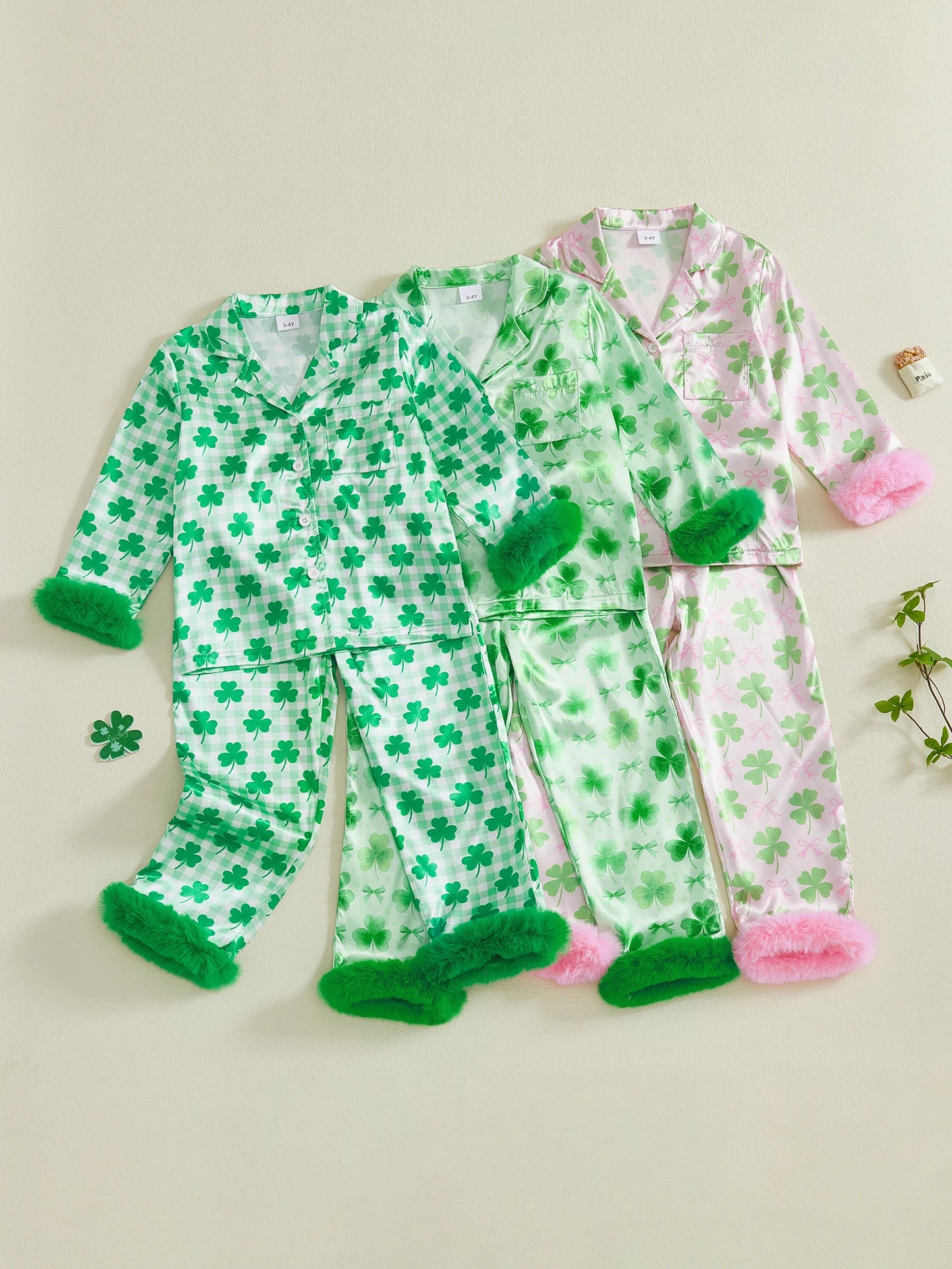 Two Piece Dinosaur Print Kids Pajama Set With Drawstring Shorts