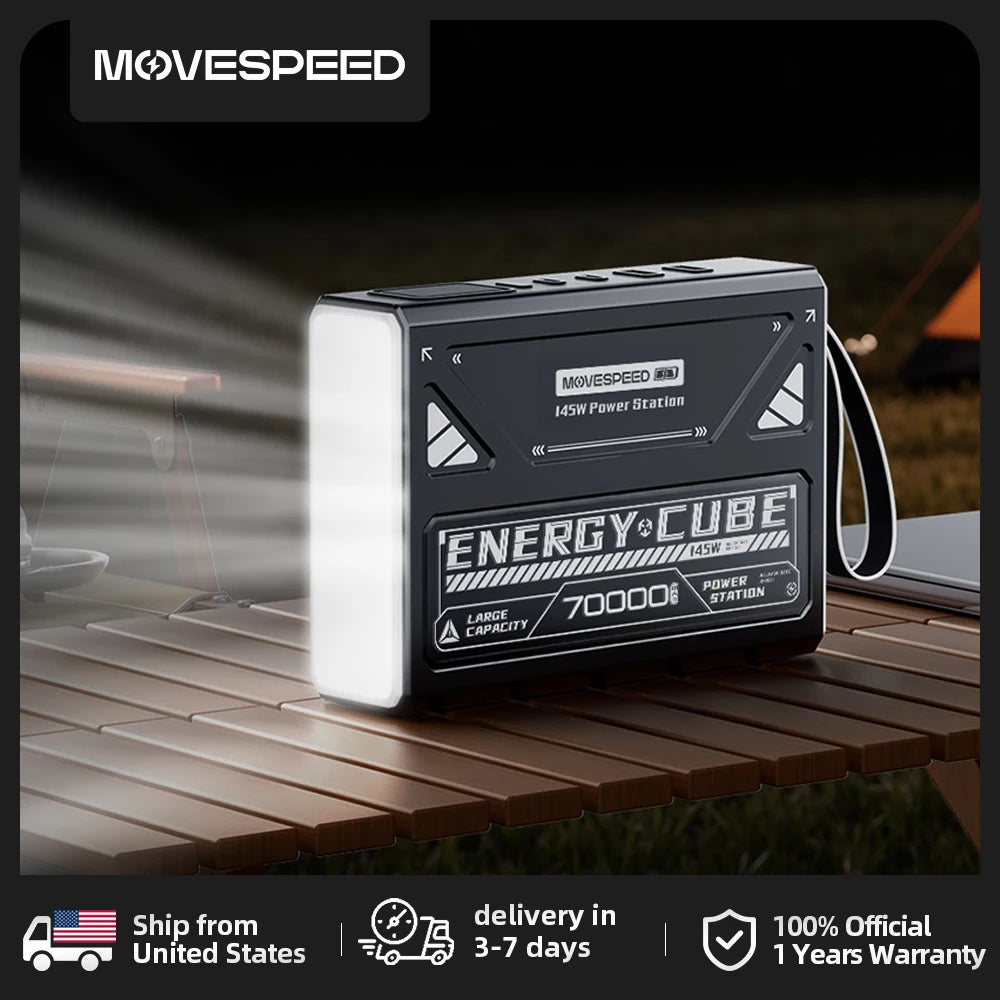 MOVESPEED Z70 LED Emergency Light Rechargeable 70000mAh Large Capacity Battery for Outdoor Power Outage
