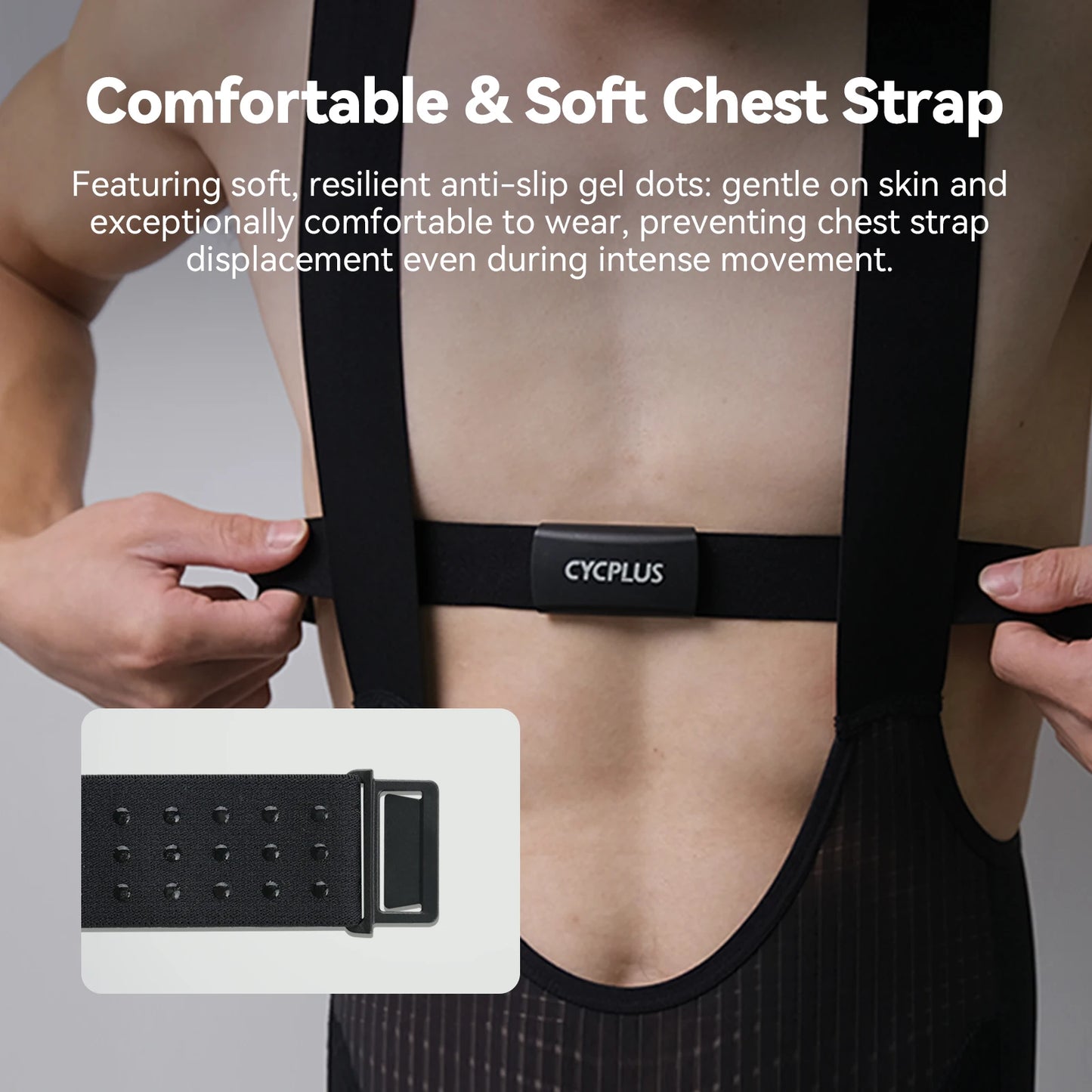CYCPLUS H2 Heart Rate Monitor Chest Strap BLE ANT