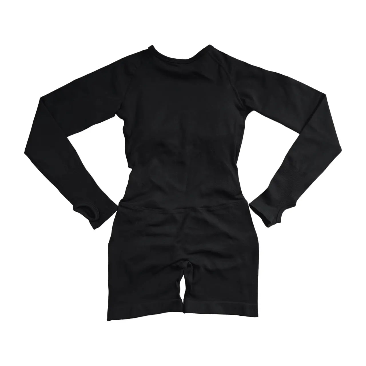 NCLAGEN Women's Gym Outfit Long Sleeve One Piece Seamless Yoga Jumpsuit Sports Overalls Fitness Backless Sets Workout Sportswear - Louie's Joint 