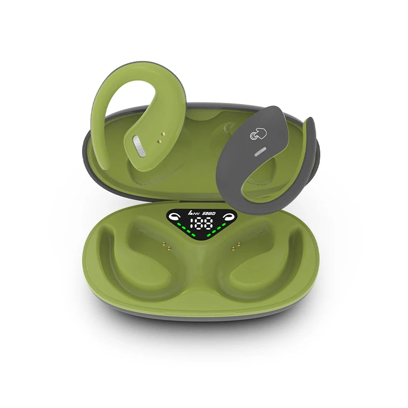 SHUKE Bone Conduction Sports Bluetooth Headset TWS IPX5 Waterproof Earbuds