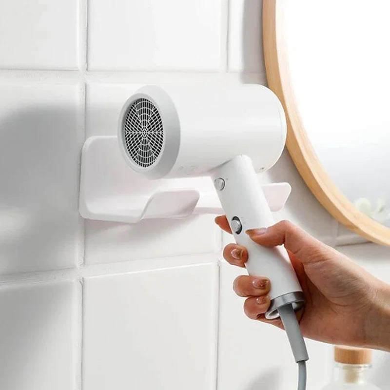 Hair Dryer Holder Wall Dryer Cradle Straightener Stand Hairdryer Organizer Box Toilet Blower Holder Shelf Bathroom Accessories - Louie's Joint 