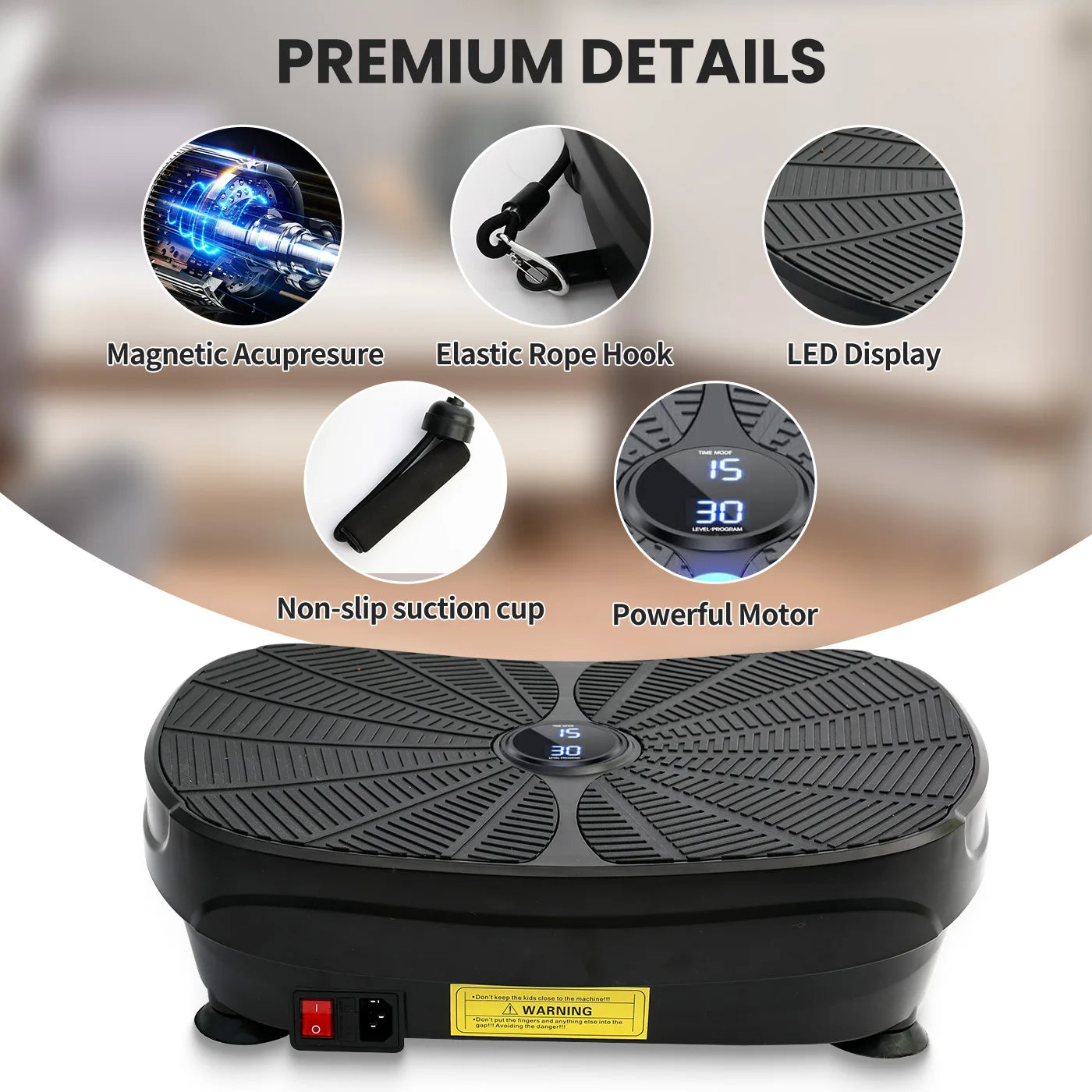Vibration Plate Exercise Machine For Whole Body Workout At Home