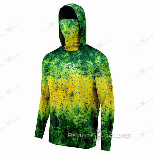 Men's Fishing Hoodie Long Sleeve Sun Protection Shirt