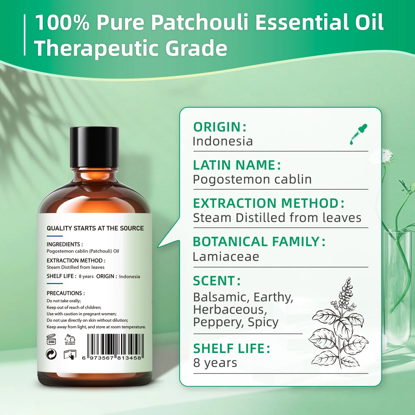 HIQILI 100ml Essential Oil, Various Fragrances To Choose From, 100% Natural Aromatherapy, Diffuser, Humidifier, Candle - Louie's Joint 