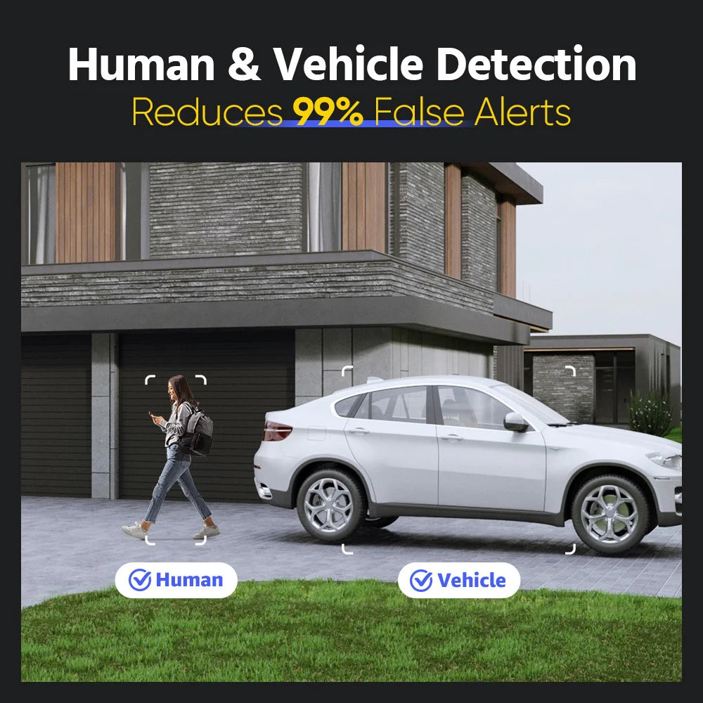 ANNKE 12MP 3K Outdoor Smart Dual Light PoE Security Camera Color IR Night Vision Built-in Microphone IP67 Smart Home H.265+ - Louie's Joint 