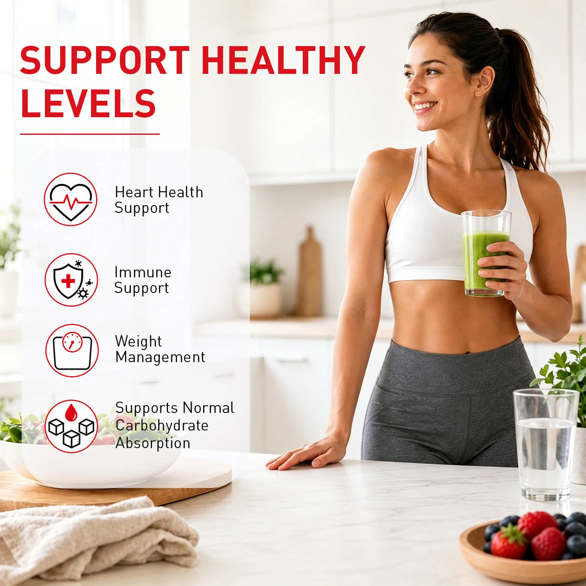 Blood Sugar Capsules Daily Wellness Supplements with Cinnamon & Alpha Lipoic Acid Ingredient Metabolic Balance Support 120 Count
