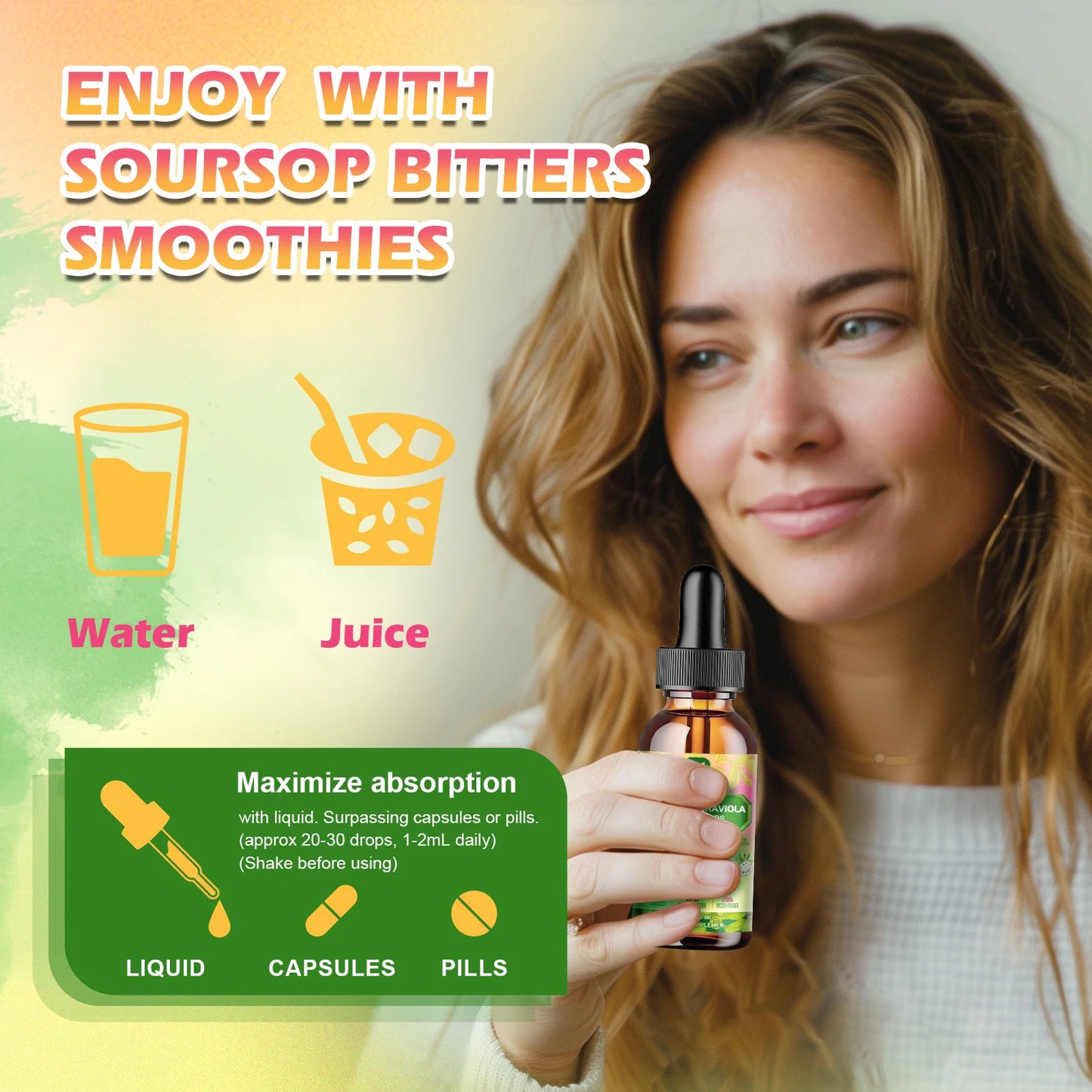 Beworths Soursop Graviola Extract Drops for Immunity and Kidney Health