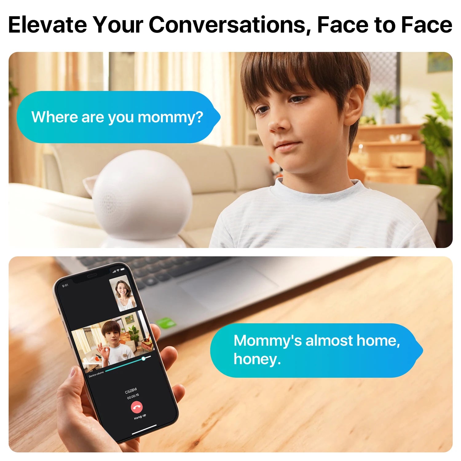 ZOSI 360° Smart Home Security Camera PTZ Auto Tracking Baby Monitor AI Panoramic HD Night Vision Indoor WiFi Surveillance Camera - Louie's Joint 