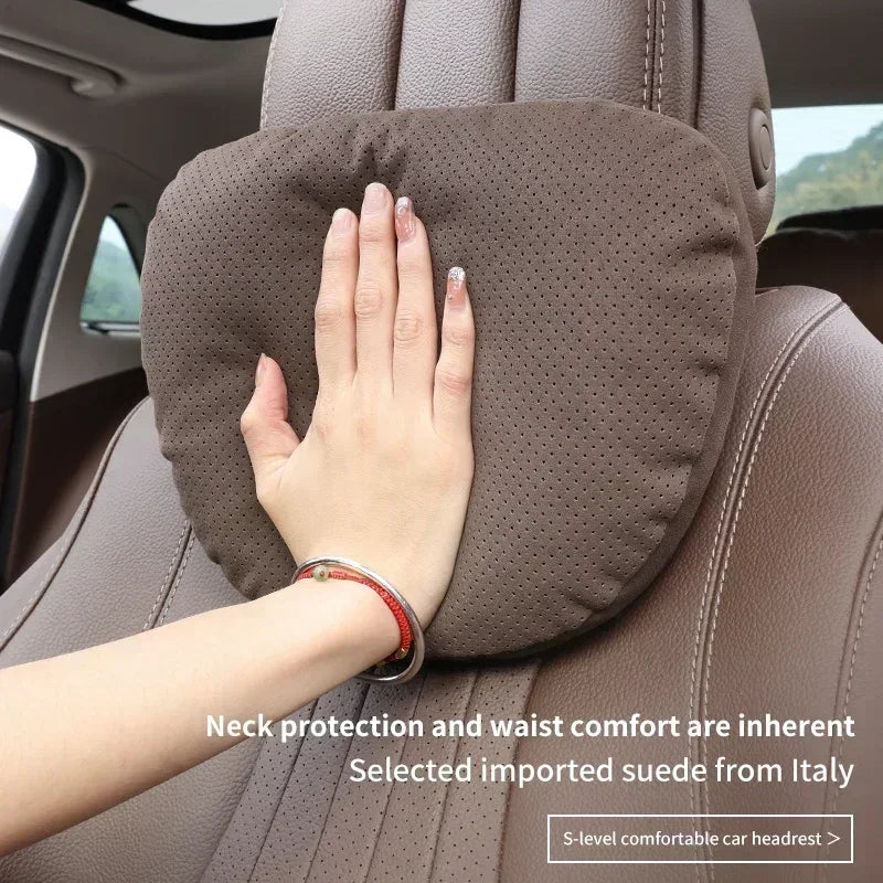 Universal Car Headrest Neck Pillow Breathable Support