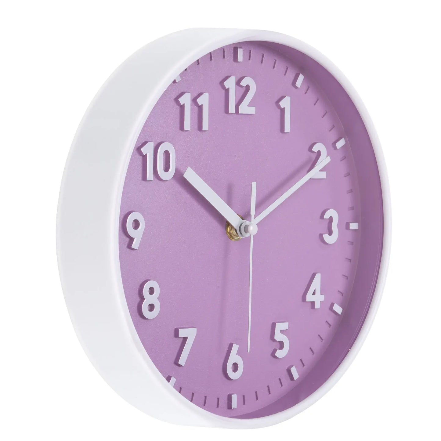 UXCELL Silent 3D Number Wall Clock Modern Battery Operated