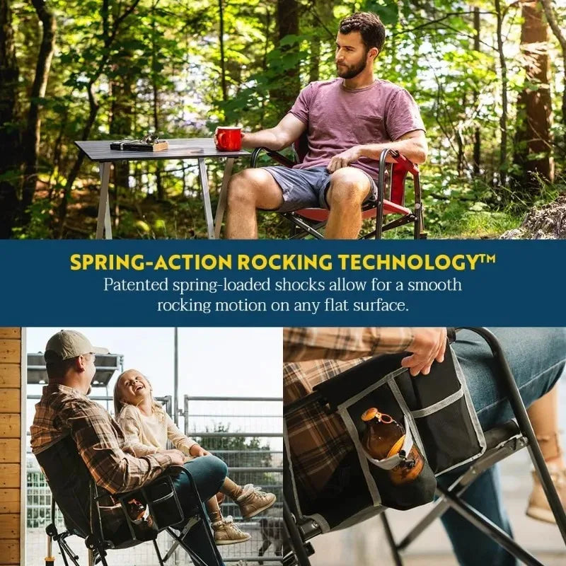 Rocker XL Portable Folding Rocking Chair For Outdoors