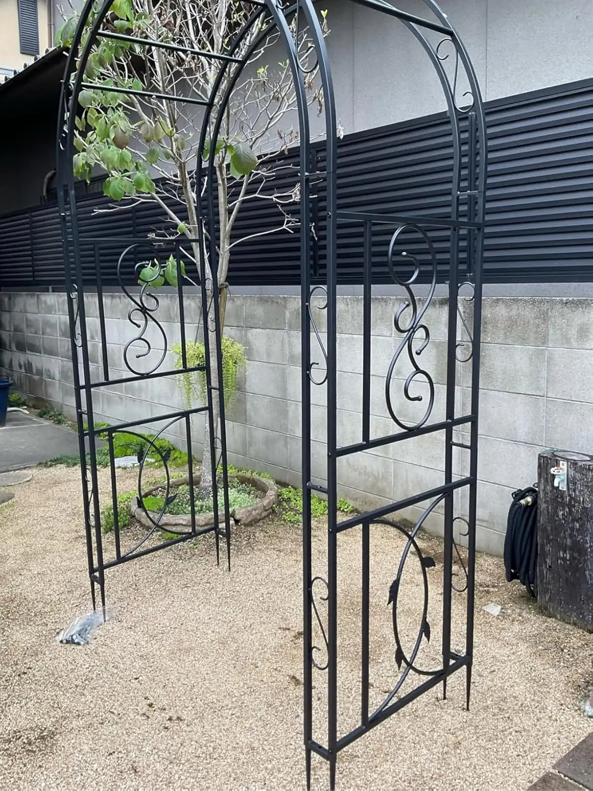 Heavy Duty Metal Garden Arbor Trellis For Climbing Plants - Louie's Joint 