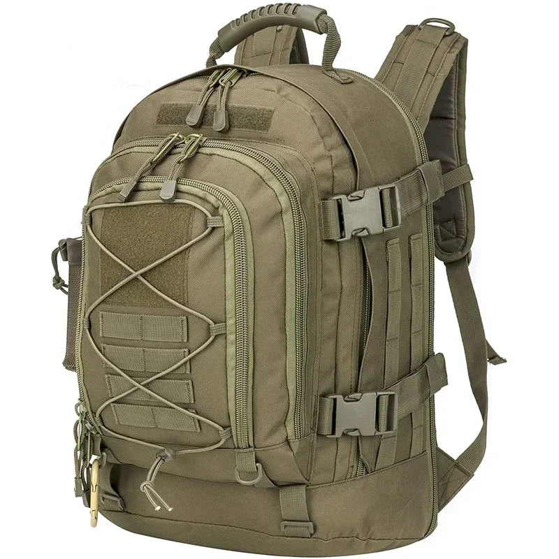60L Military Tactical Backpack Army Molle Assault Rucksack Outdoor Travel Hiking Rucksacks Camping Hunting mochila hombre - Louie's Joint 