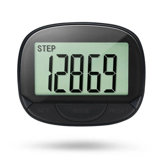 Clip On Electronic Pedometer Digital Step Tracker Large Screen