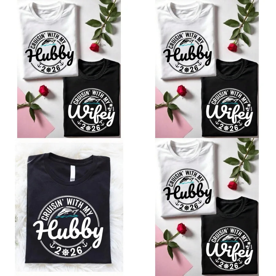 Wifey Cruise T Shirt For Newlywed Vacation Getaway