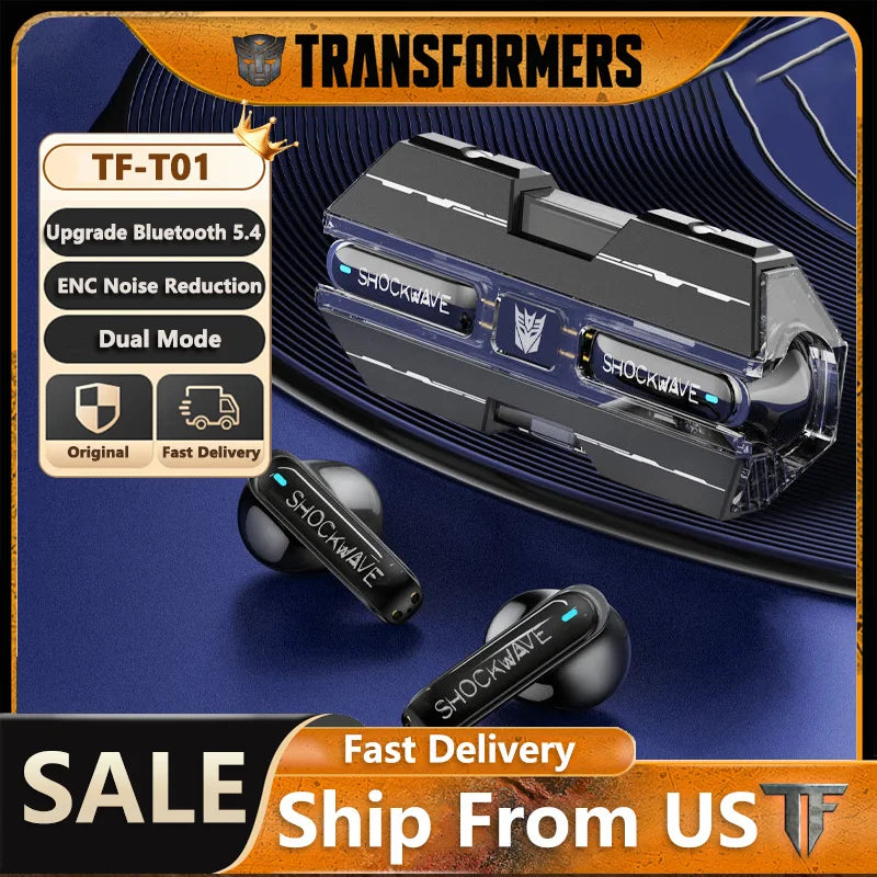 Transformers TF-T01 Gaming Earphones Bluetooth 5.3