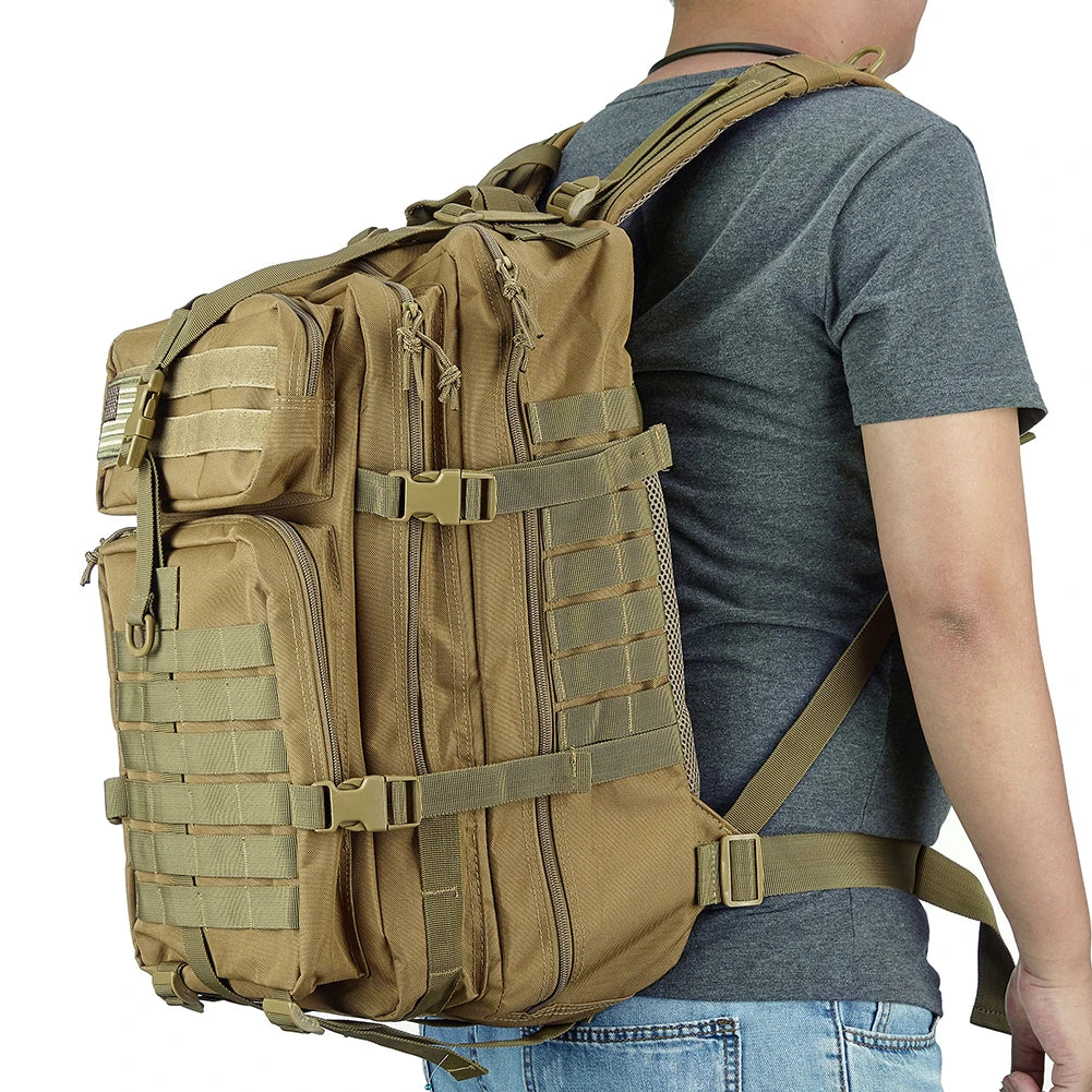 ReFire Gear Tactical Backpack MOLLE Pack Trekking Camping