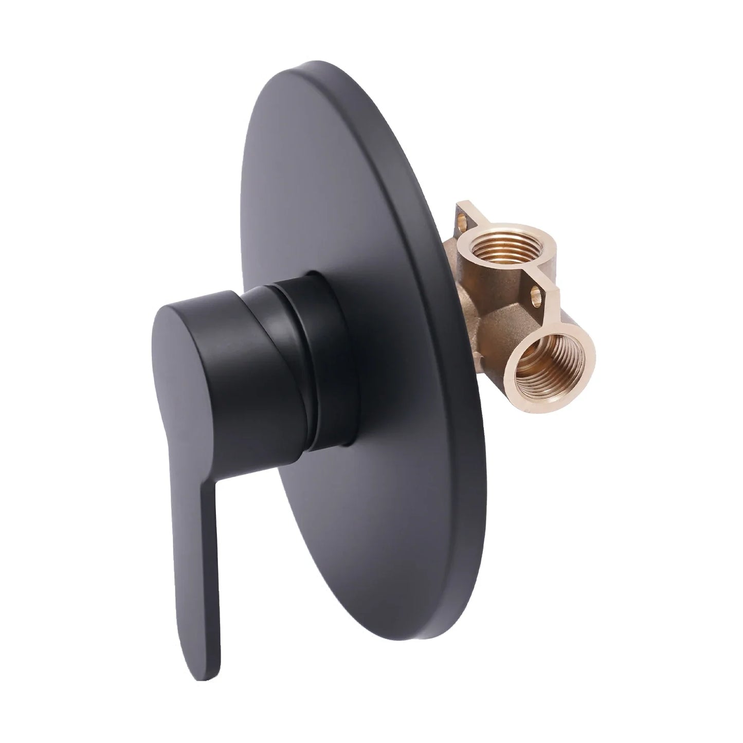 Wall Mount Shower Faucet Control Valve Bath Mixer Hot Cold