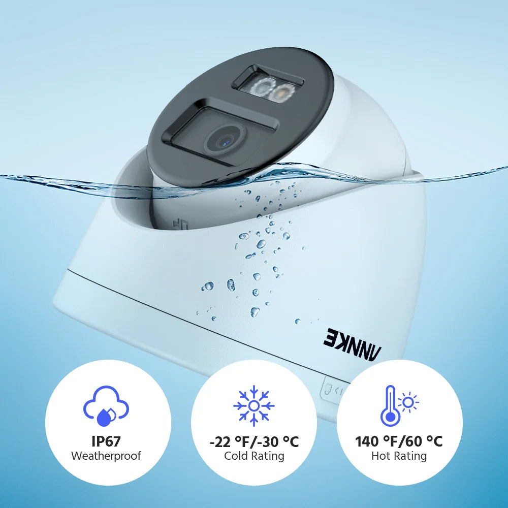 ANNKE 12MP Outdoor PoE Security Camera With Dual Light IR