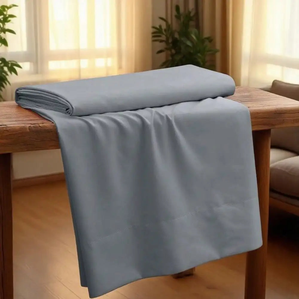 Hotel Quality Flat Bed Sheets Brushed Microfiber Ultra Soft Breathable
