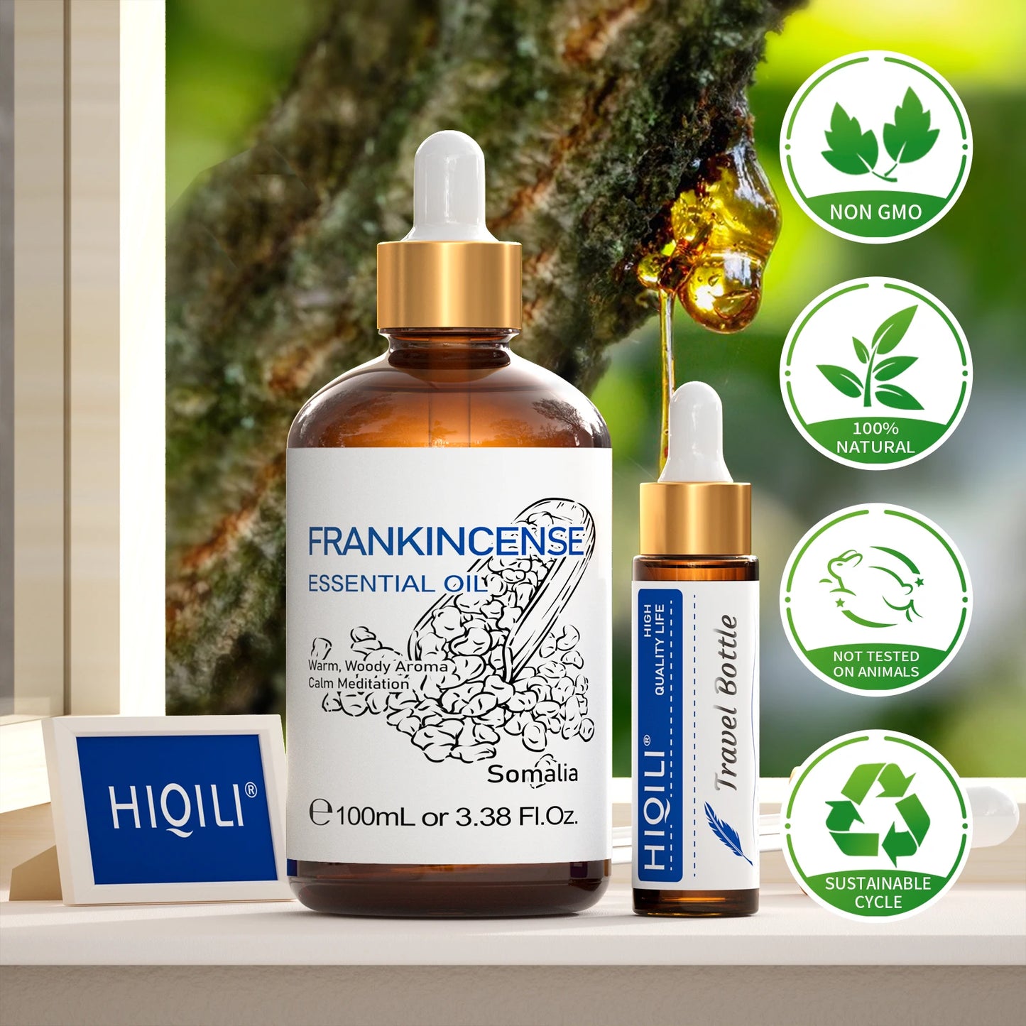 HIQILI Pure Essential Oils Set Neroli Vanilla Peppermint Rosemary