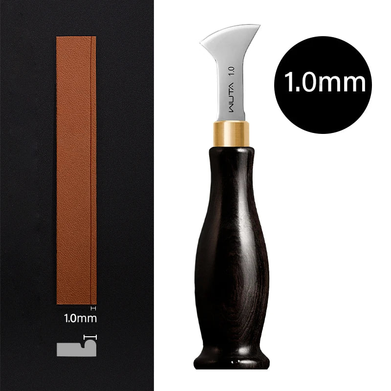 WUTA 1PC High Quality Professional Leather Edge Creaser Beveler Removal diy Heat Creasers Edge Decorate Line Leather Craft Tools