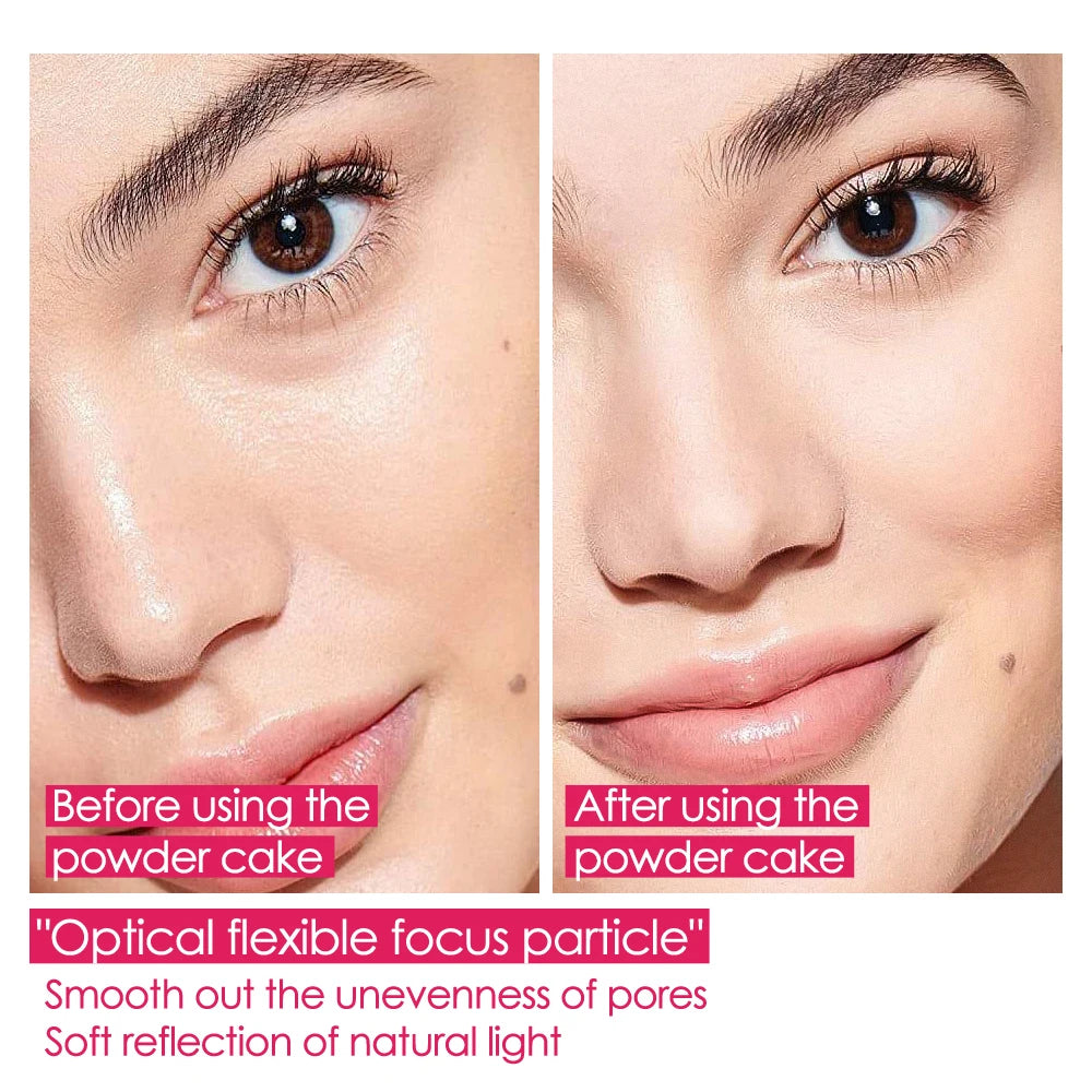 5-Color Matte Setting Powder, Controls Oil, Moisturizes, and Is Long-Lasting and Waterproof, Creating a Natural Makeup Look.