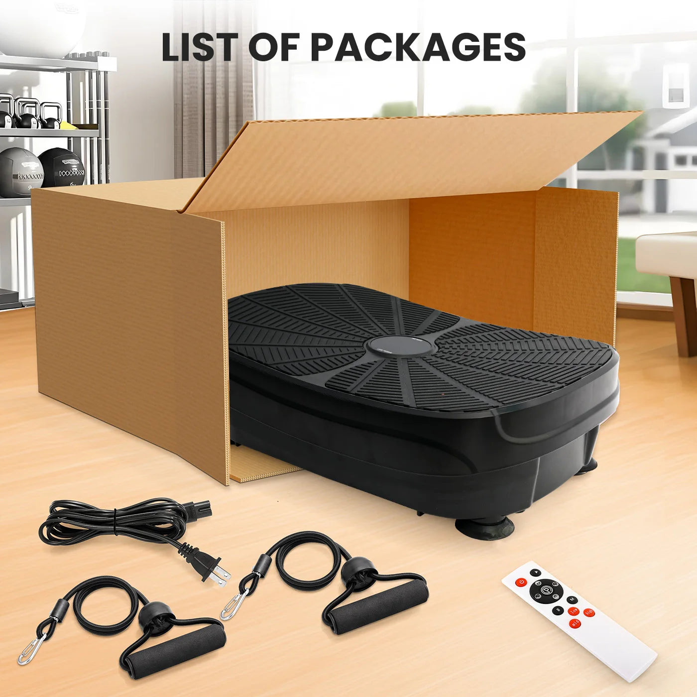 Vibration Plate Exercise Machine For Whole Body Workout At Home