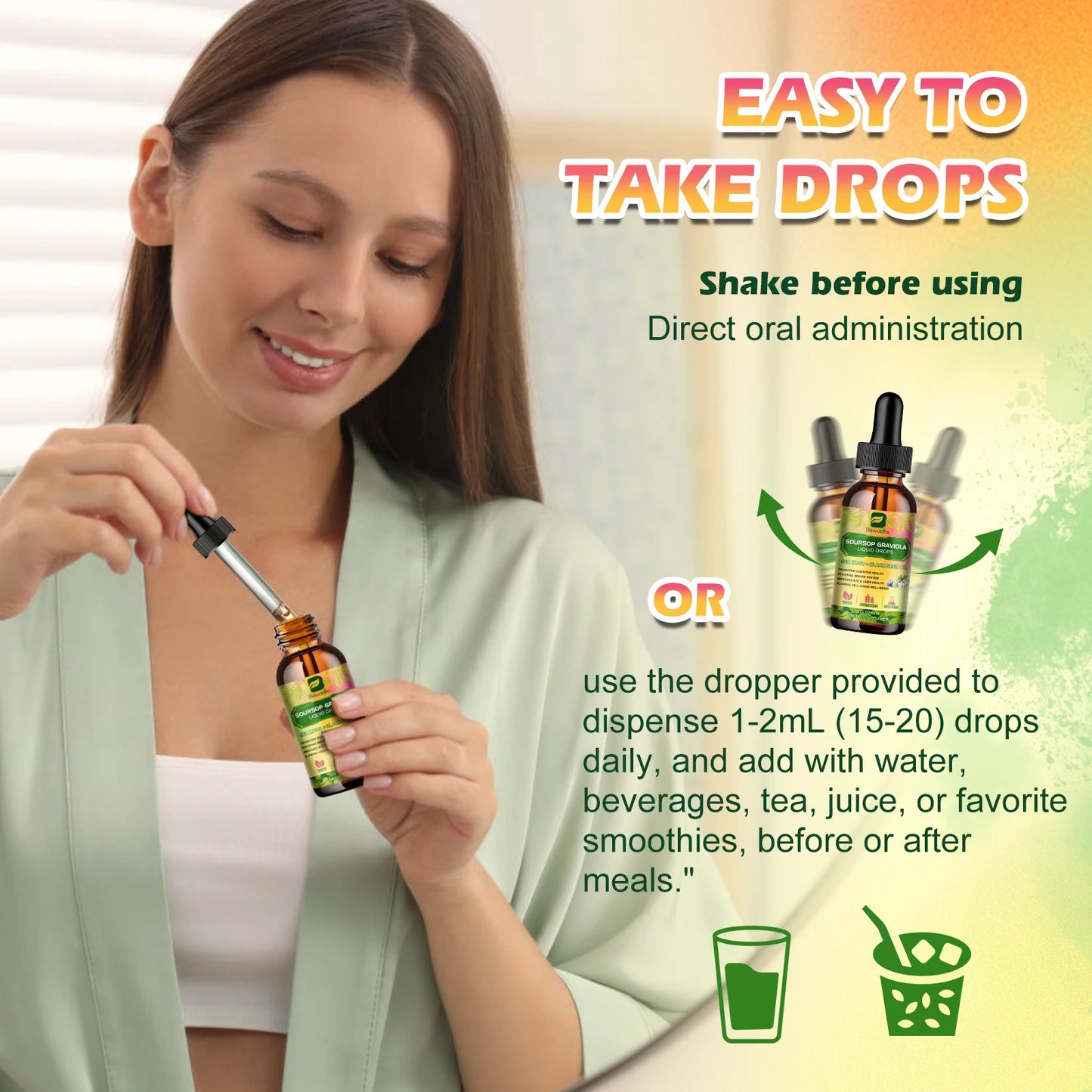 Beworths Soursop Graviola Extract Drops for Immunity and Kidney Health
