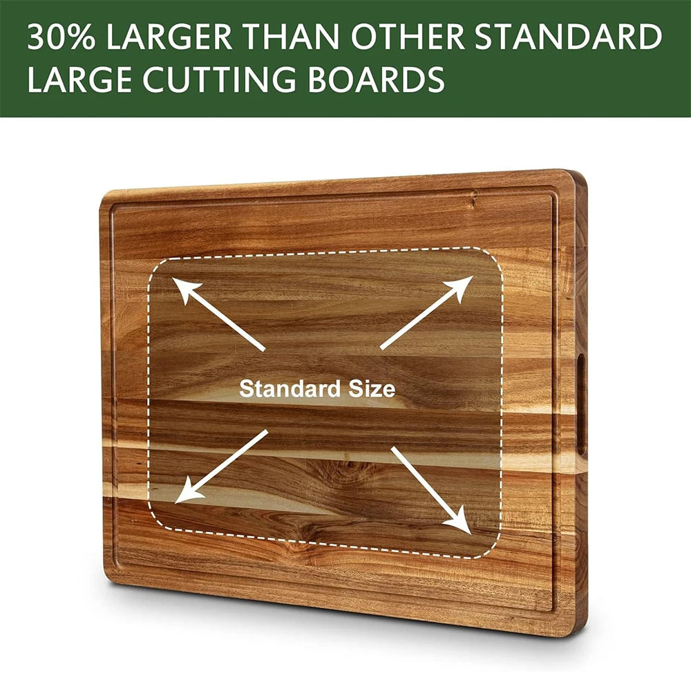 TWISTER.CK Reversible Charcuterie Cutting Board With Juice Groove