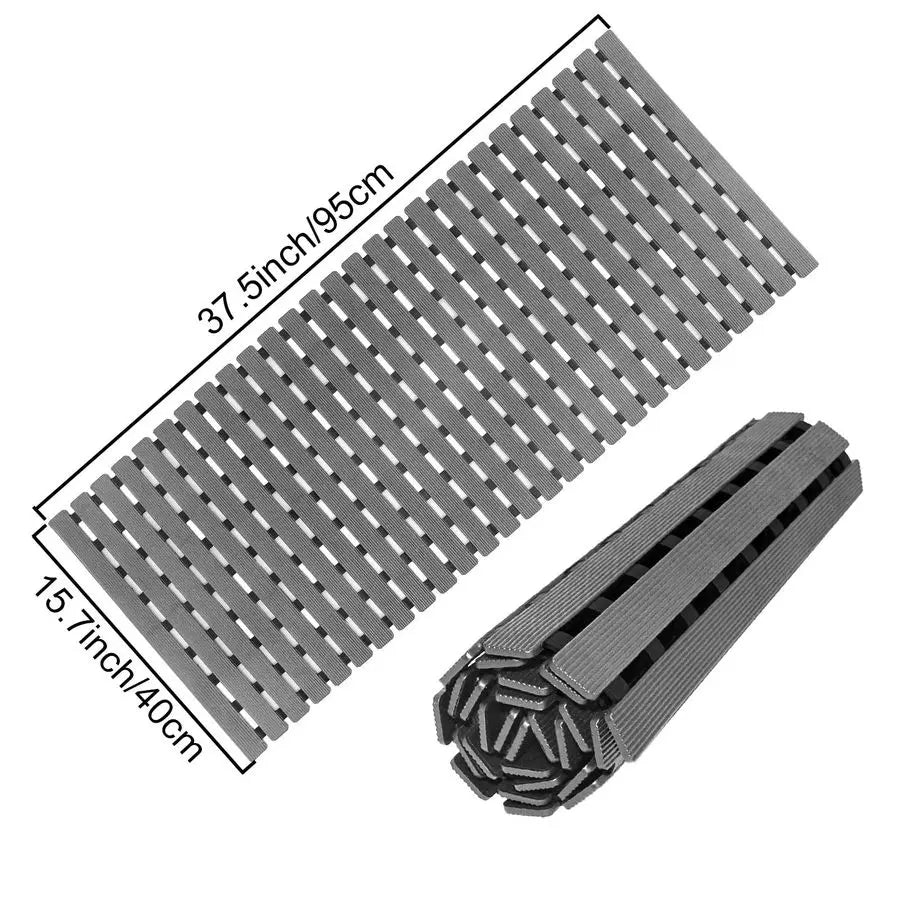 Non Slip Bathtub Shower Mat With Suction Cups And Drain Holes