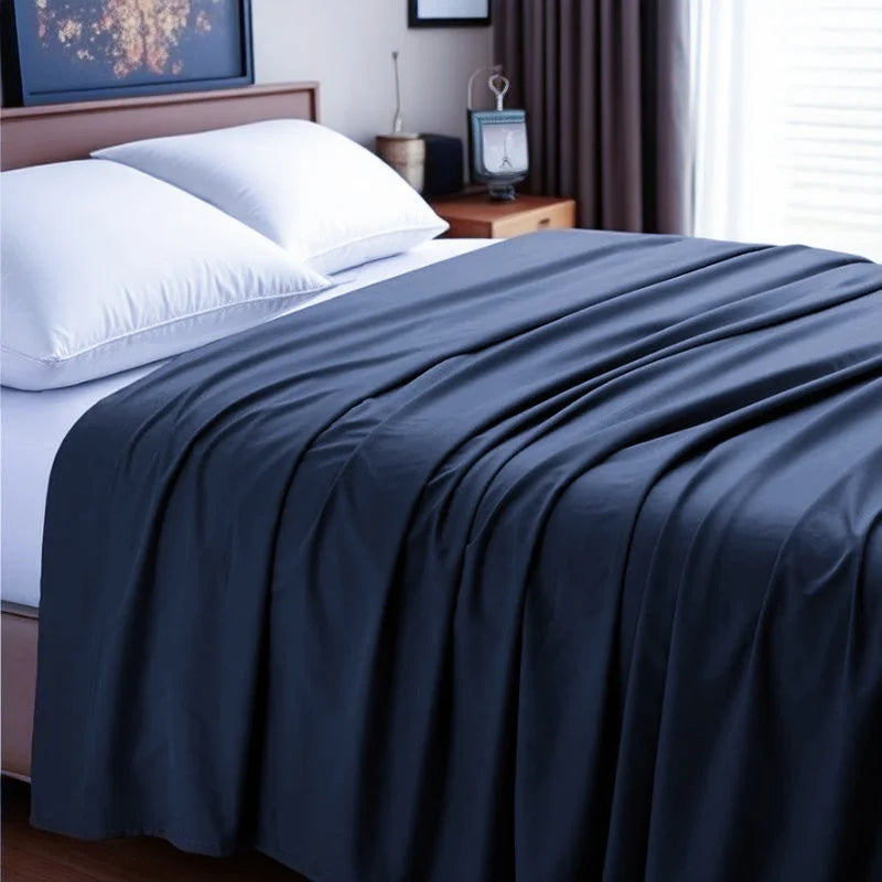 Hotel Quality Flat Bed Sheets Brushed Microfiber Ultra Soft Breathable