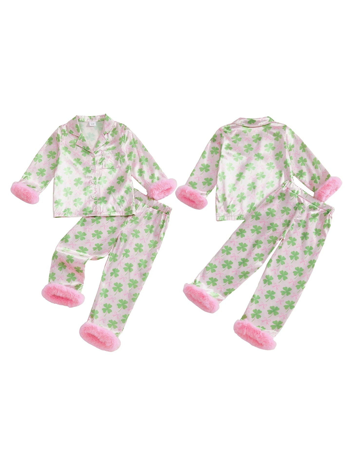Two Piece Dinosaur Print Kids Pajama Set With Drawstring Shorts