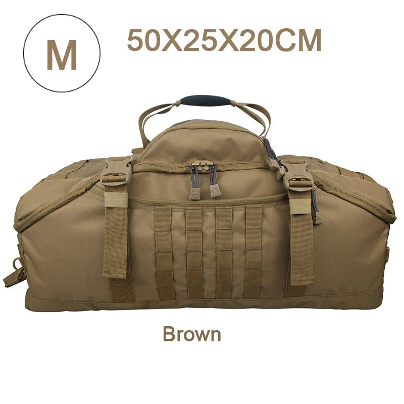 LQARMY 30L 45L 80L Outdoor Mountaineering Bag Molle Tactical Backpack Large Duffel Bag Hiking Camping Travel Bags