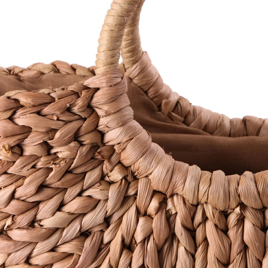 Straw Woven Handbags Beach Bag Handmade Woven Bucket Bag Shopping Tote Bag
