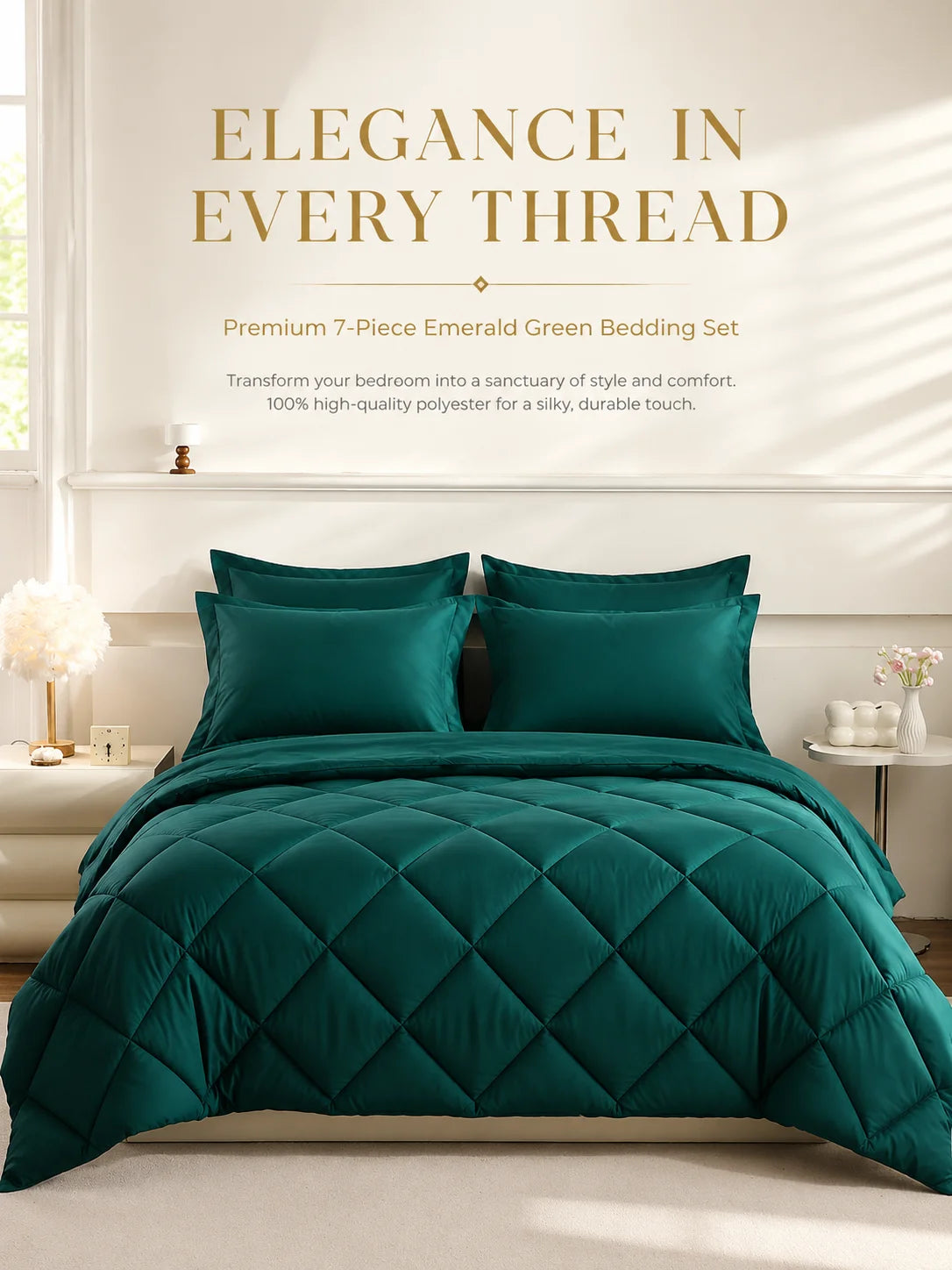 5pcs/7pcs Twin Full Queen King Bedding Sets Home Decor Comforter Flat Sheet Fitted Sheet Pillowcases Sleeping Sets - Louie's Joint 