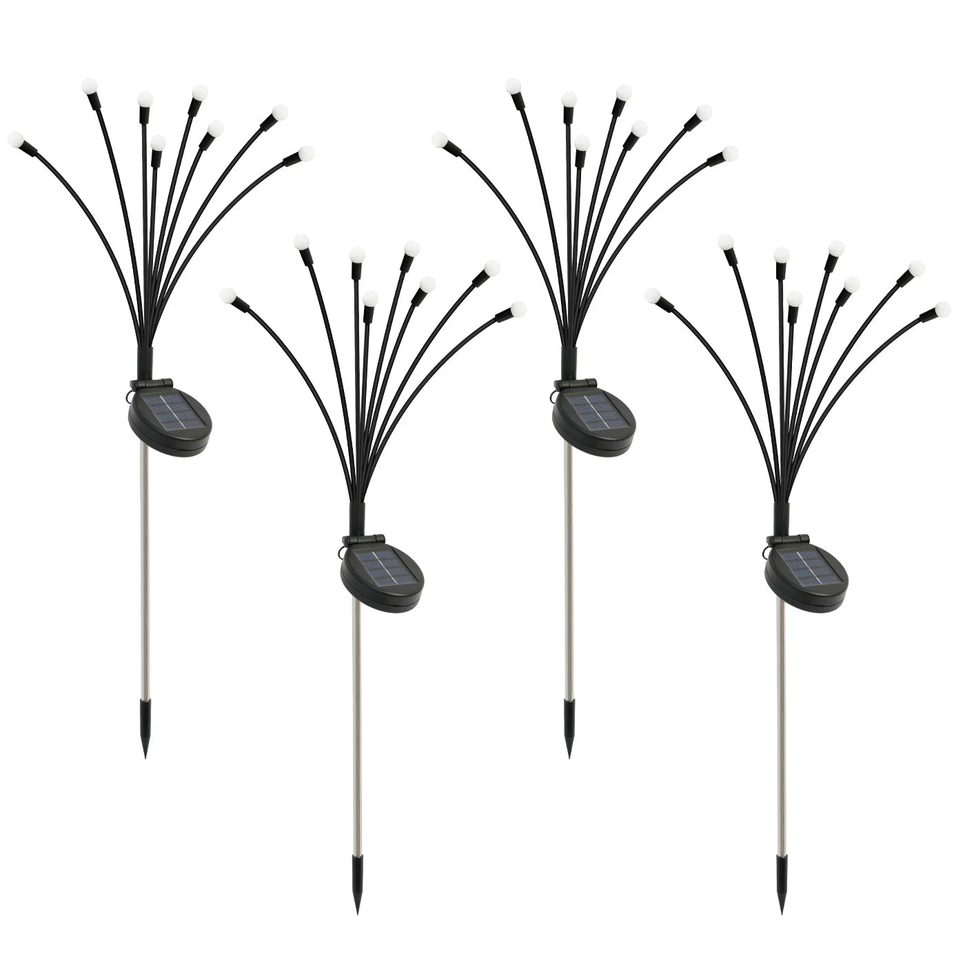 Solar Firefly Led Outdoor Garden Lights Waterproof Pathway Decor