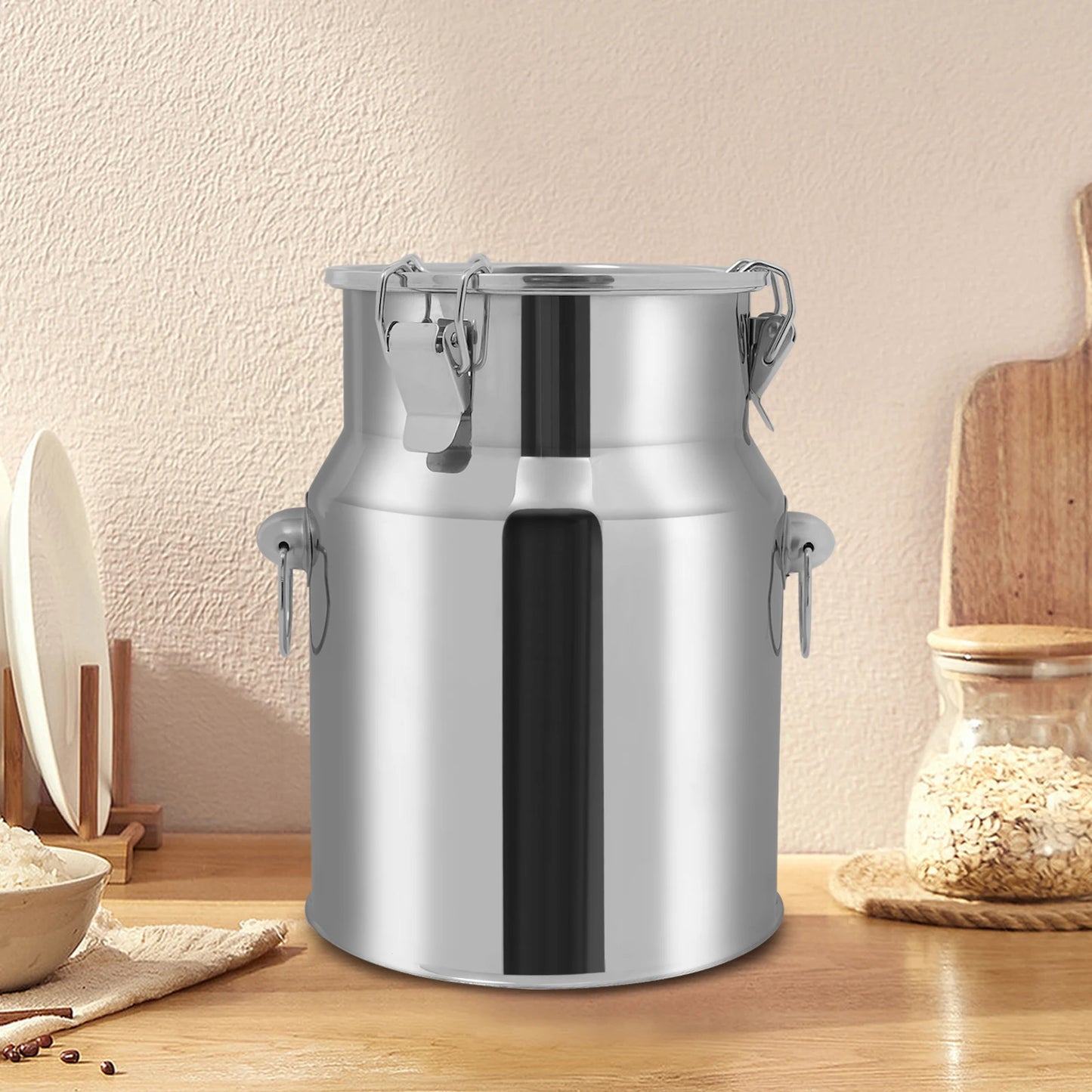 Stainless Steel Airtight Food Storage Container 201 Grade