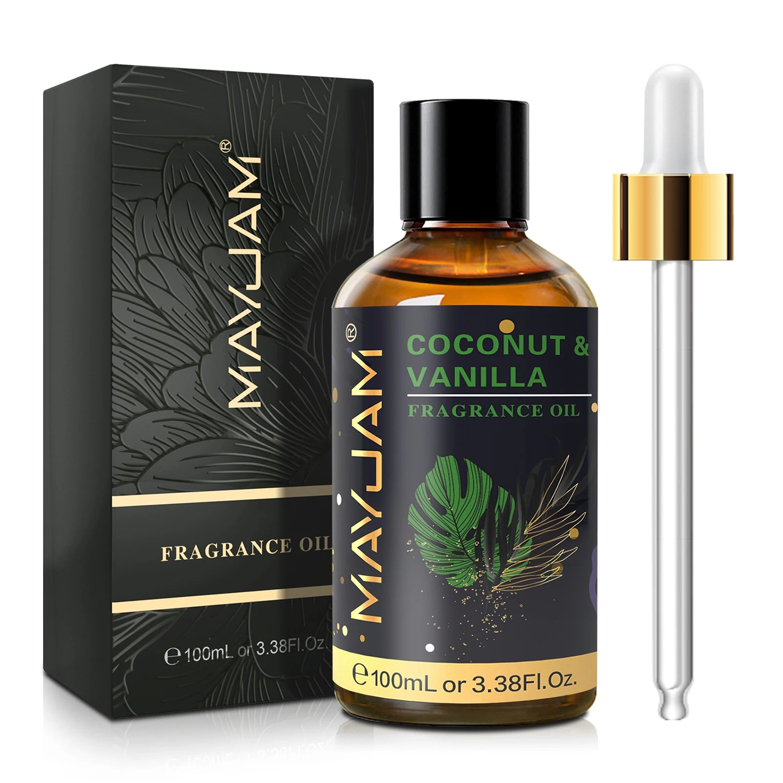 MAYJAM 100ml Fragrance Oil Coconut & Vanilla White Musk Sea Breeze Baby Powder Dragons Blood Sweet Tobacco Freesia for Aromatherapy Diffuser Humidifier Burner, Strawberry Watermelon Cherry Coconut Cranberry Fruit Essential Oi - Louie's Joint 