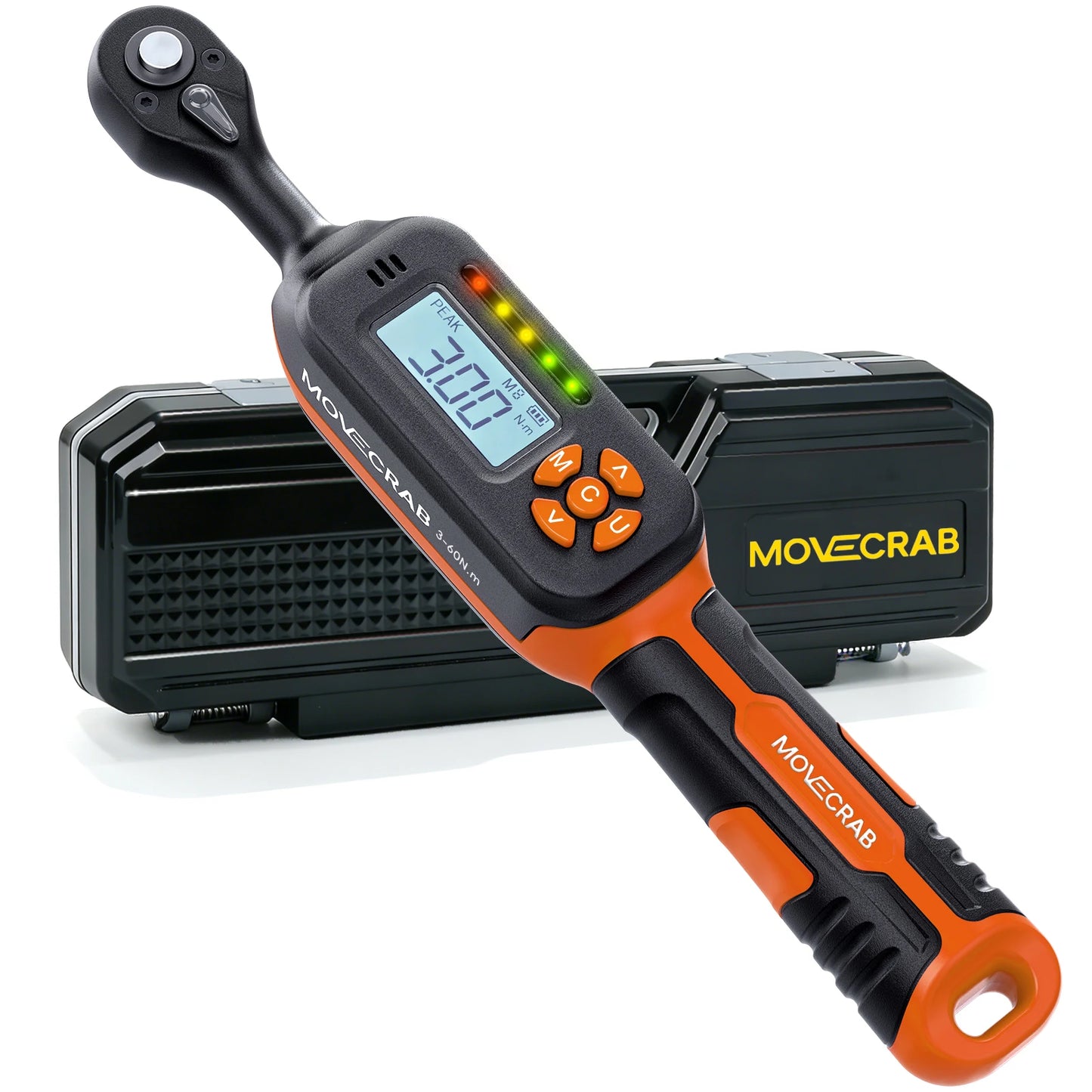 MoveCrab Digital Torque Wrench 1 To 340 Nm Preset Alerts